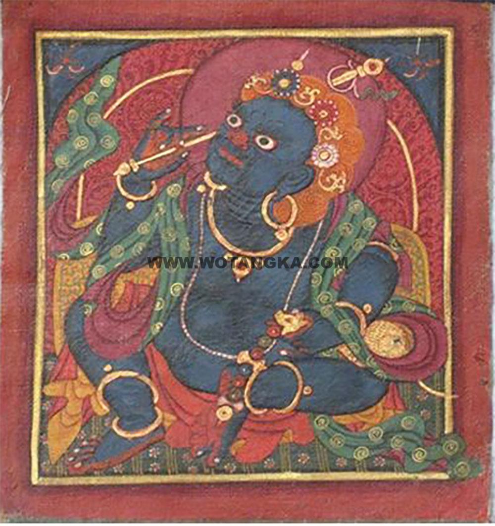 沃唐卡编号AC91438：药叉
