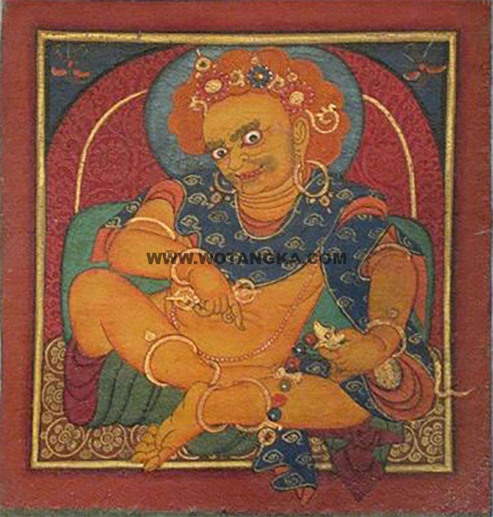 沃唐卡编号AC93152：药叉