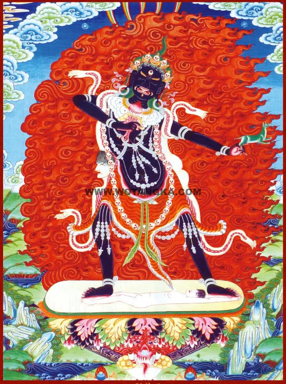 沃唐卡编号AC15798：一髻佛母