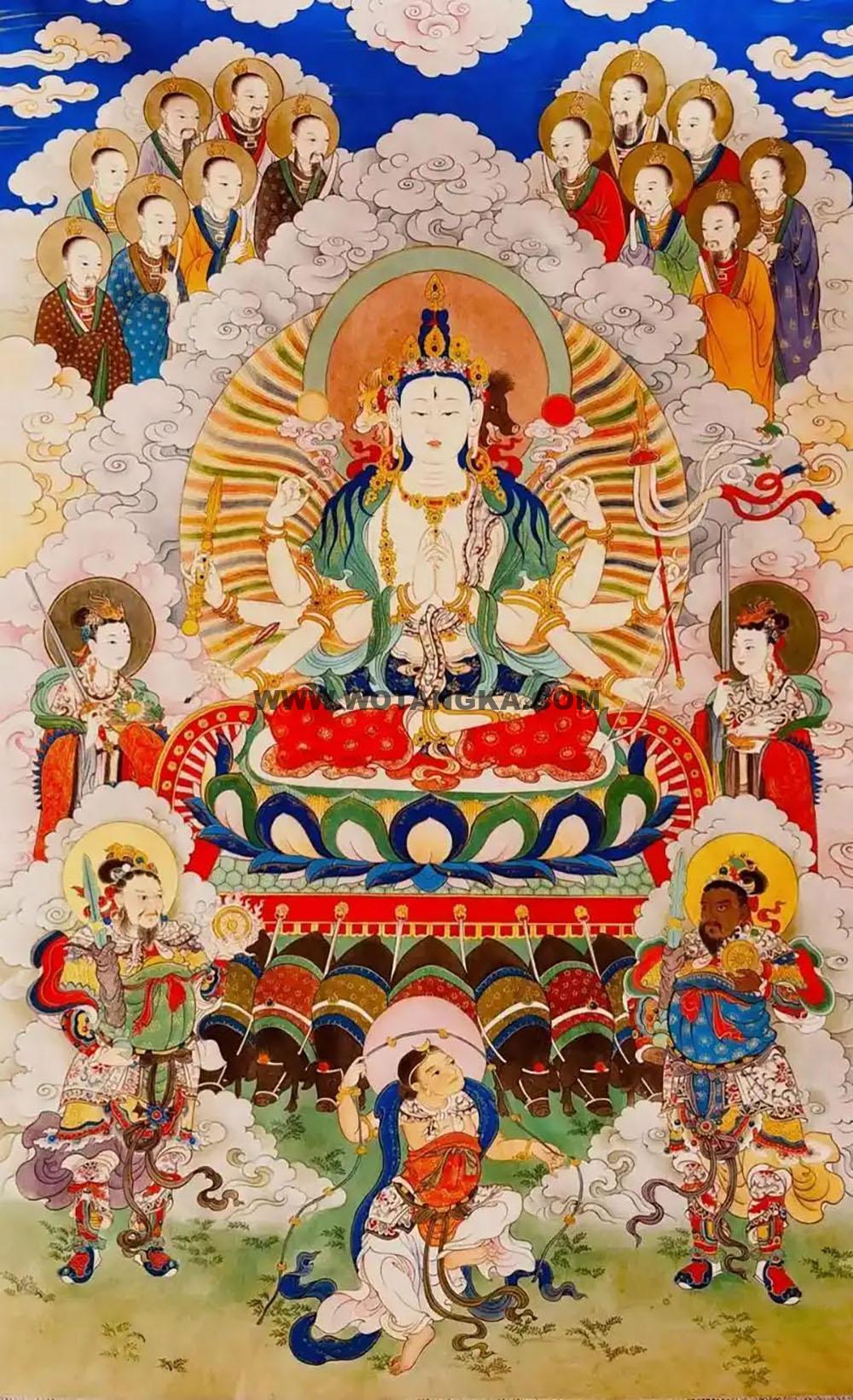 沃唐卡编号AC18963：斗姆元君