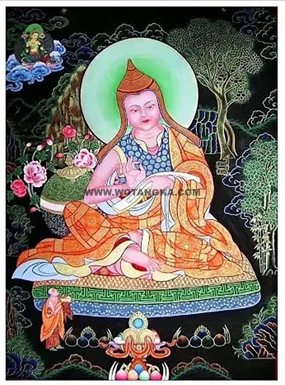 沃唐卡编号AC49572：无著菩萨