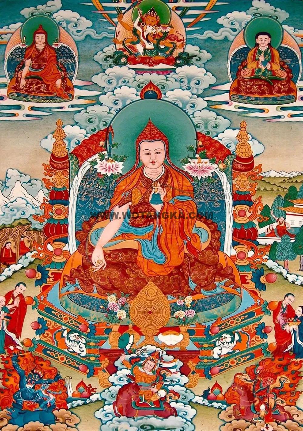 沃唐卡编号AC65137：麦彭仁波切