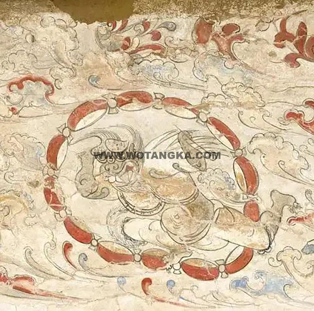 沃唐卡编号AC67294:雷公