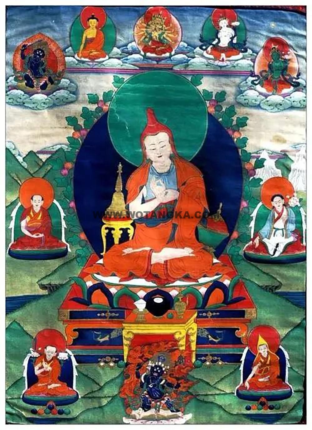 沃唐卡编号AC67573：阿底峡大师