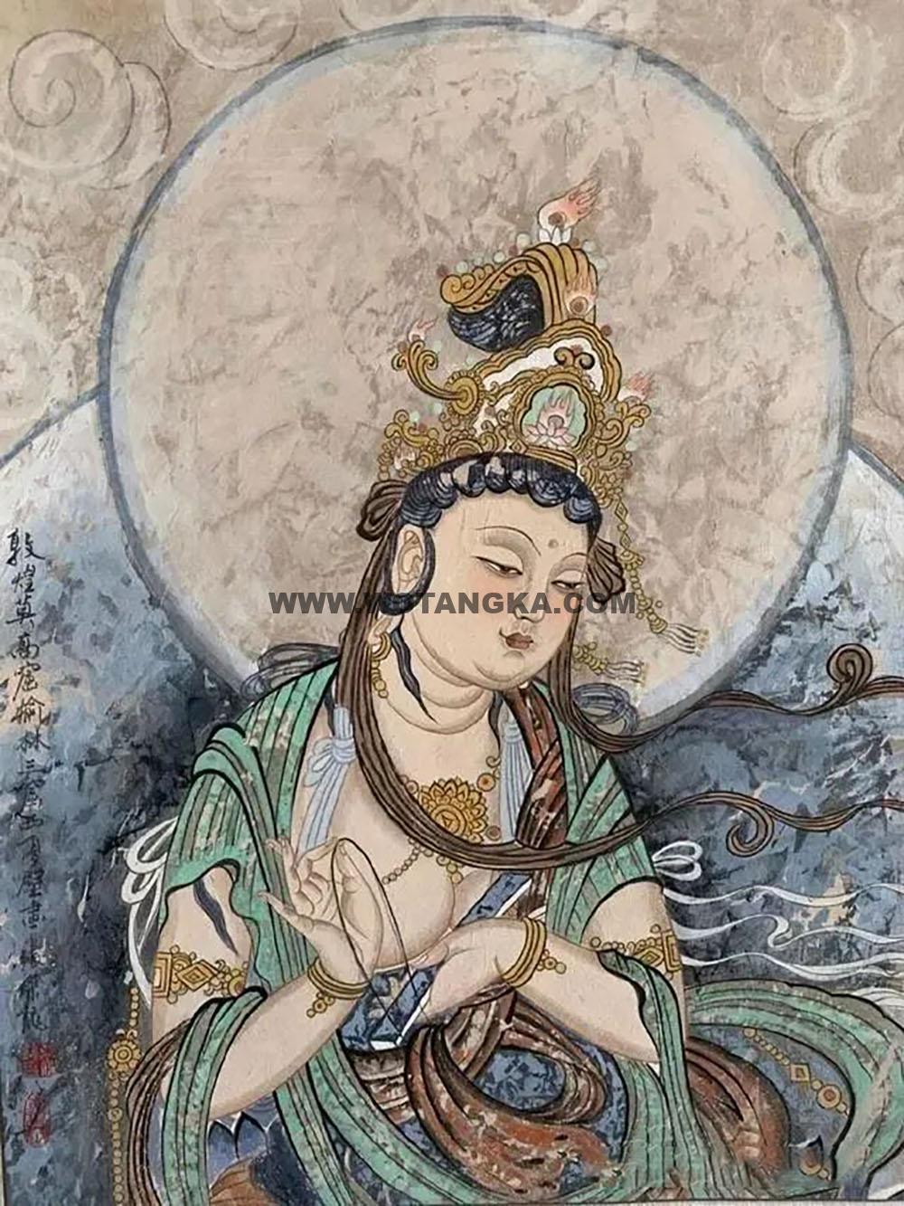 沃唐卡编号AC68459：大势至菩萨