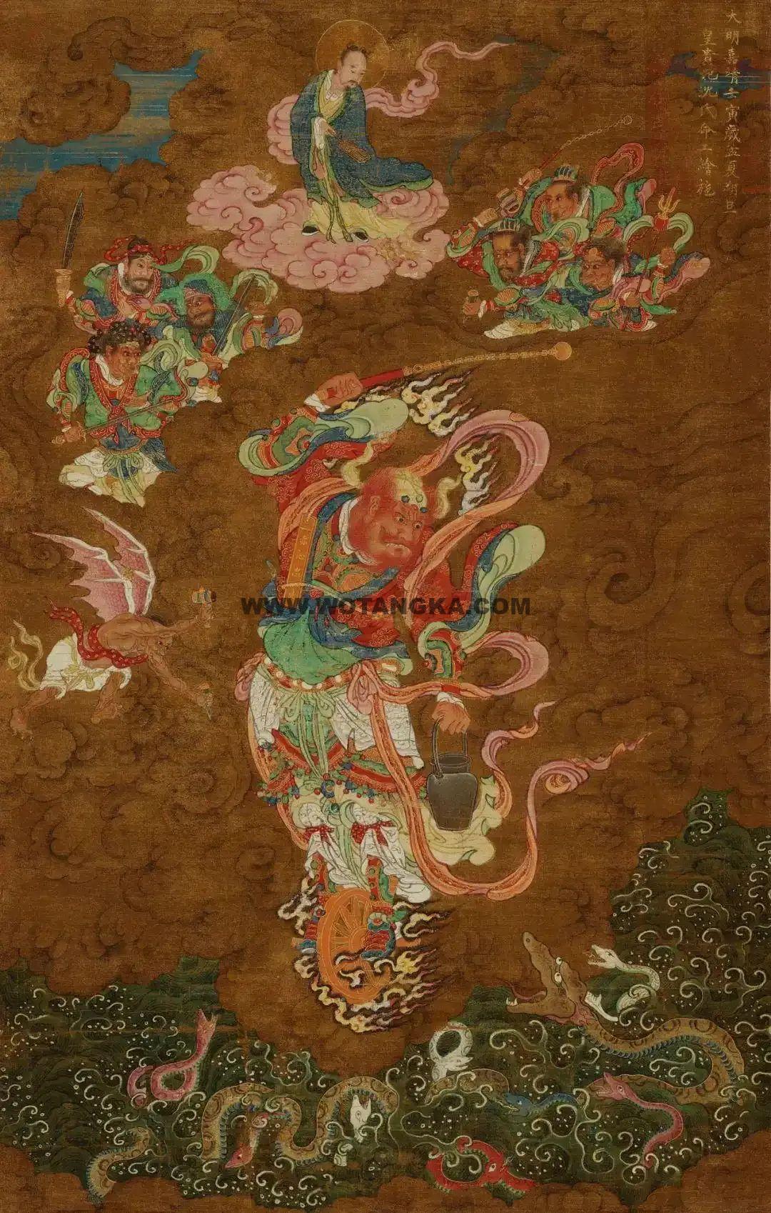 沃唐卡编号AC69711：雷神图