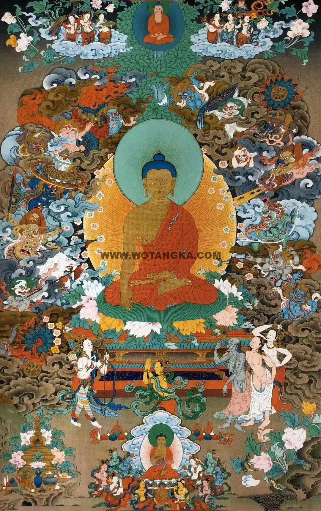 沃唐卡编号AC72584：释迦牟尼佛