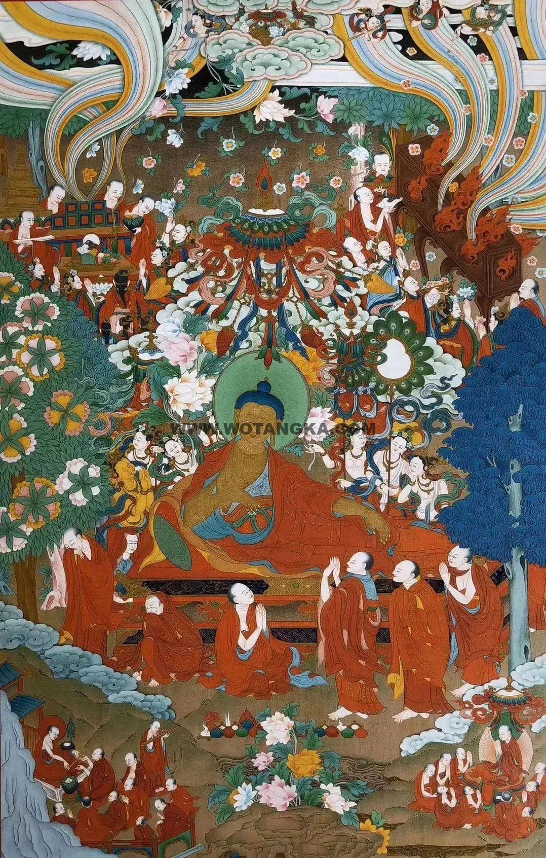 沃唐卡编号AC74853：释迦牟尼佛