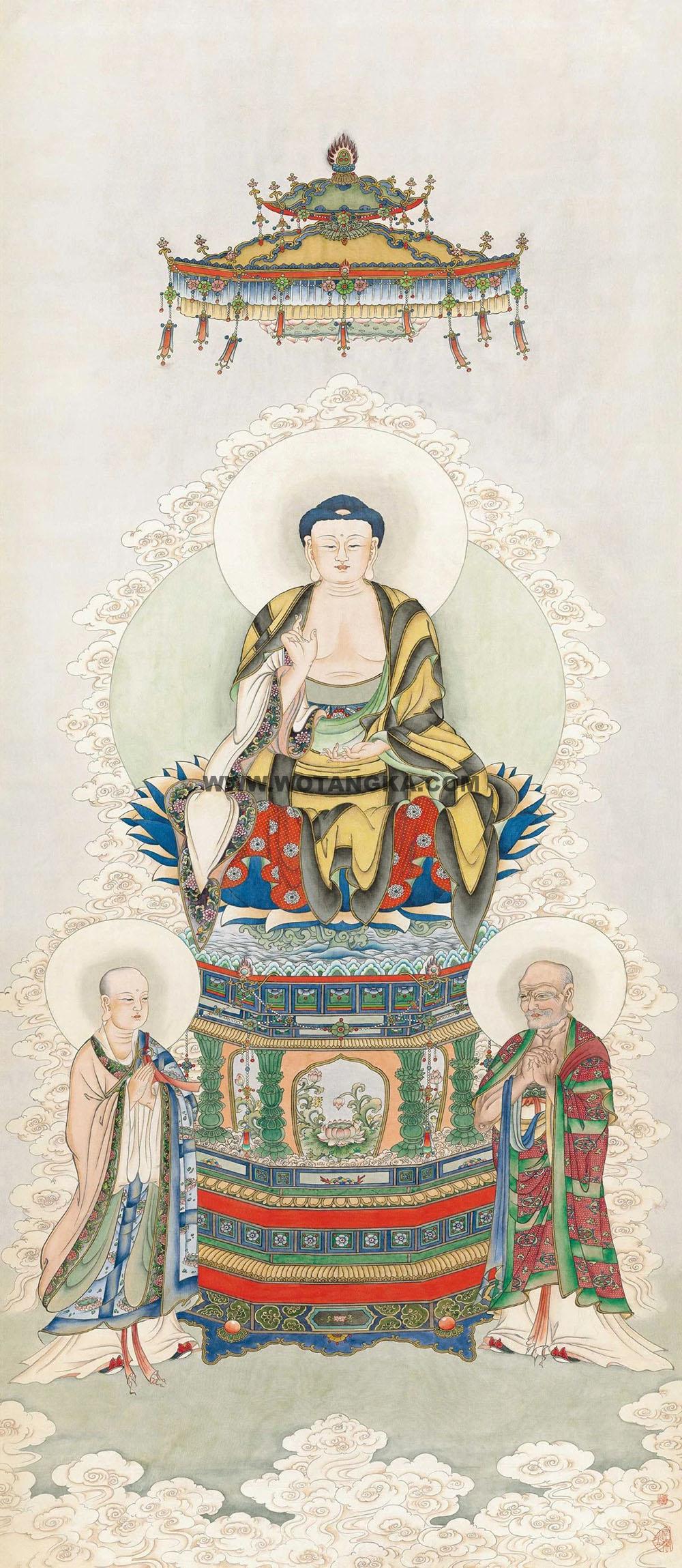 沃唐卡编号AC75382：释迦牟尼佛