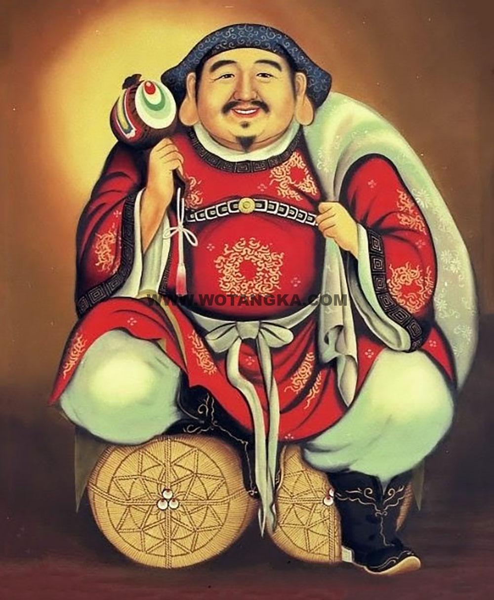 沃唐卡编号AC76513：大黑天财神