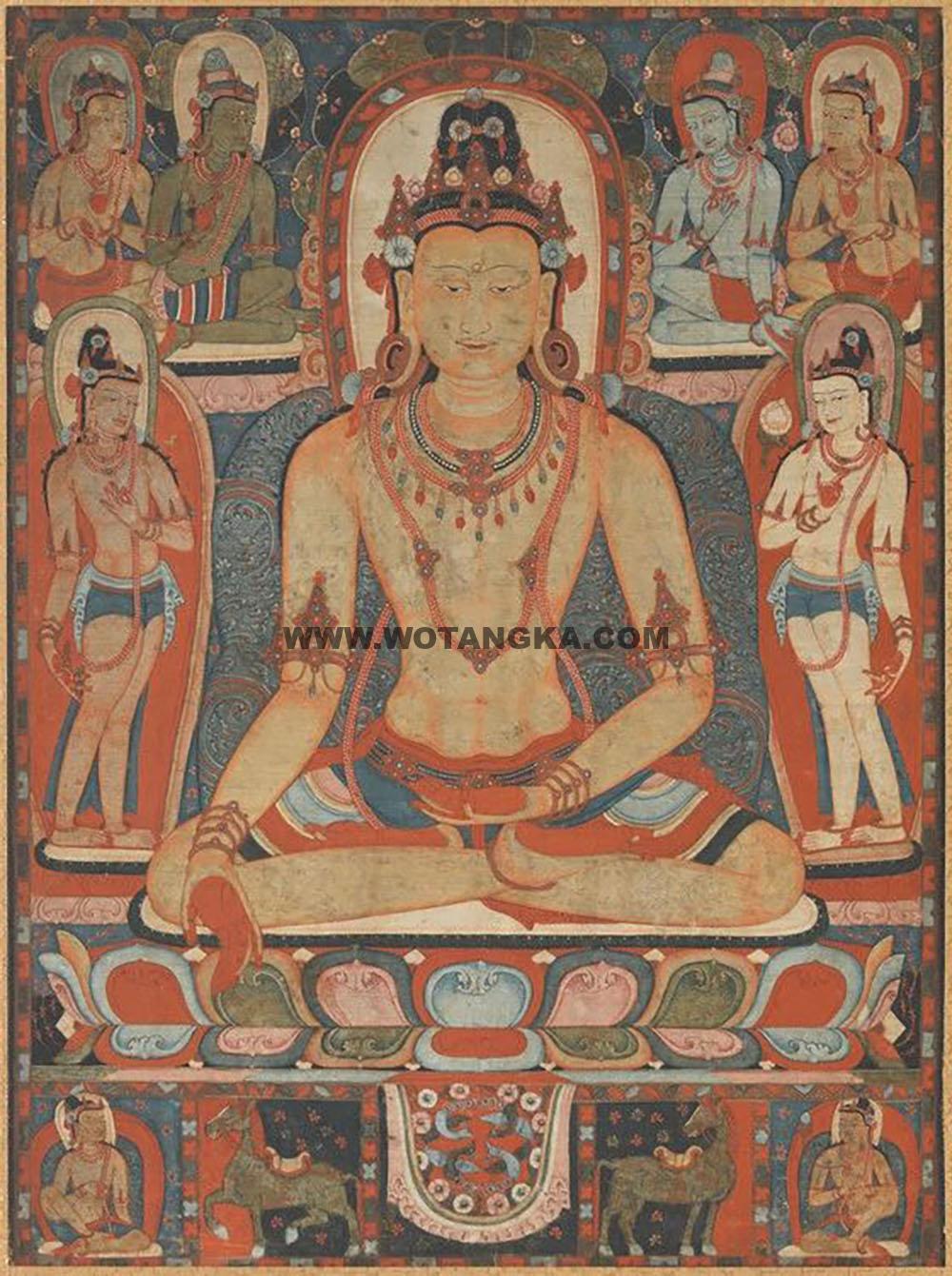 沃唐卡编号AC80574：宝生佛