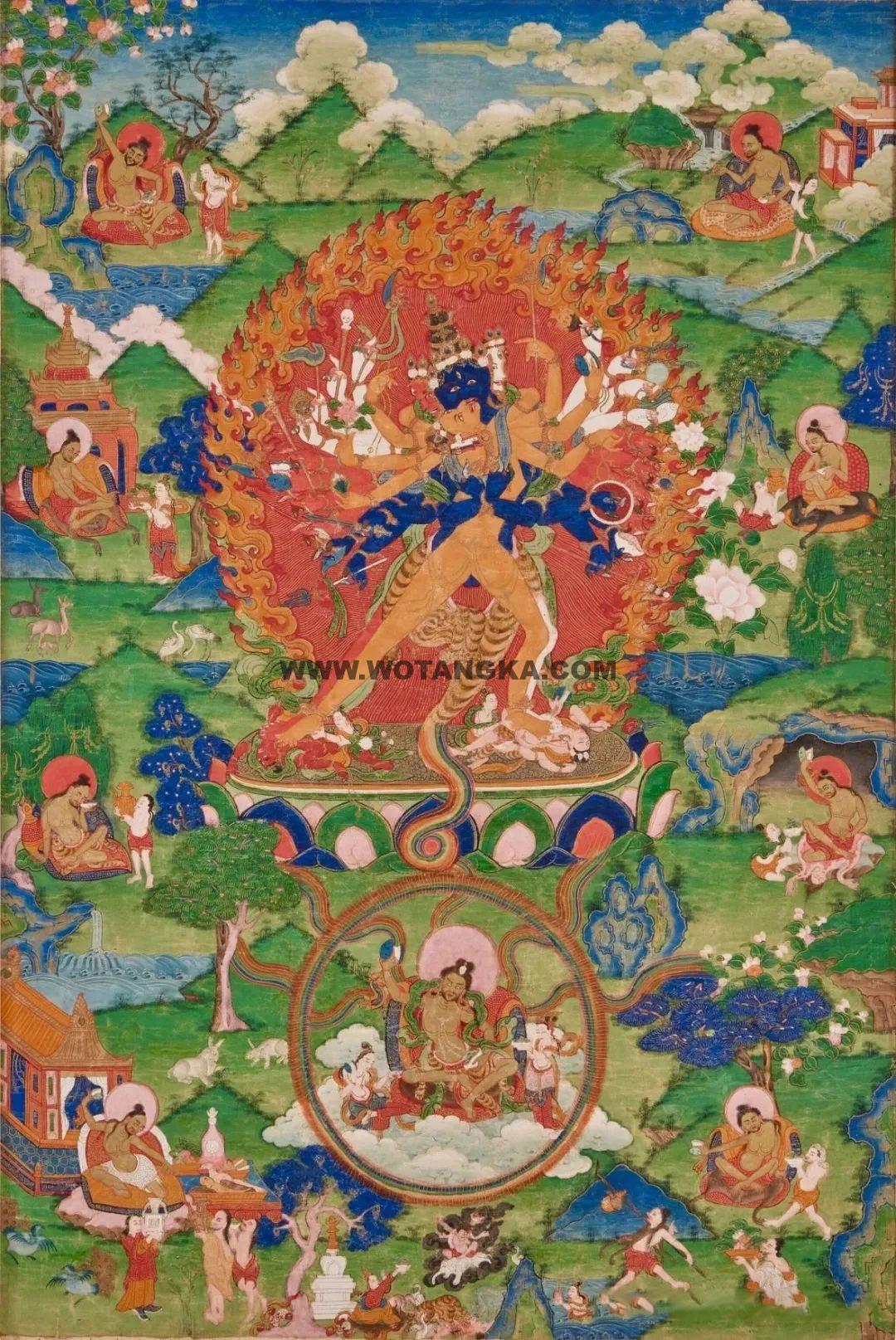 沃唐卡编号AC81453：时轮金刚