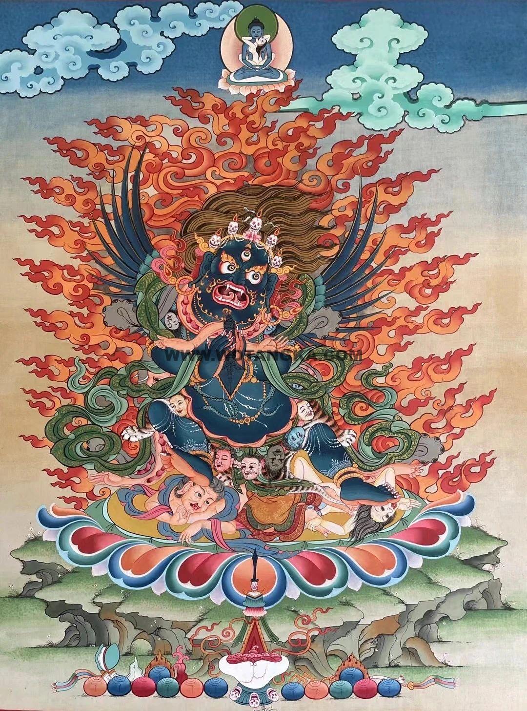 沃唐卡编号AC82457：普巴金刚