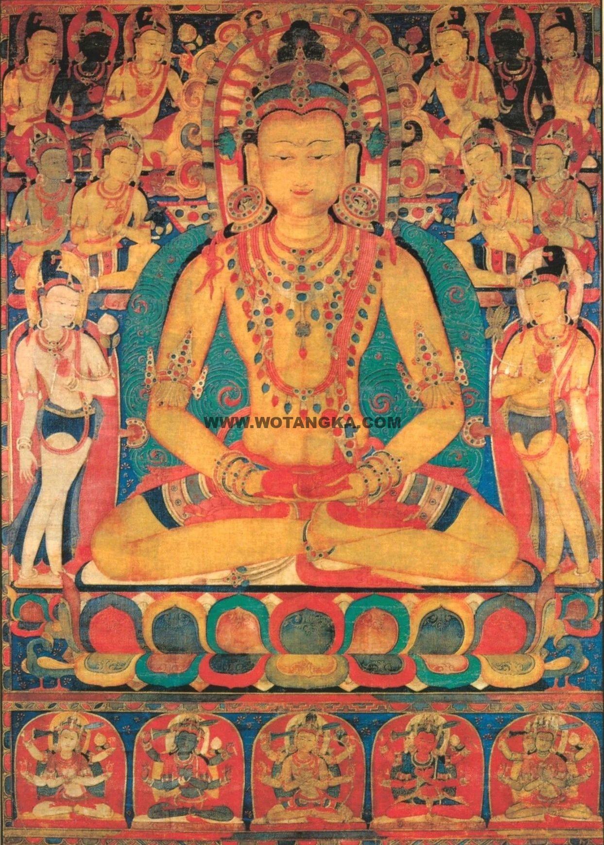 沃唐卡编号AC82951：阿弥陀佛