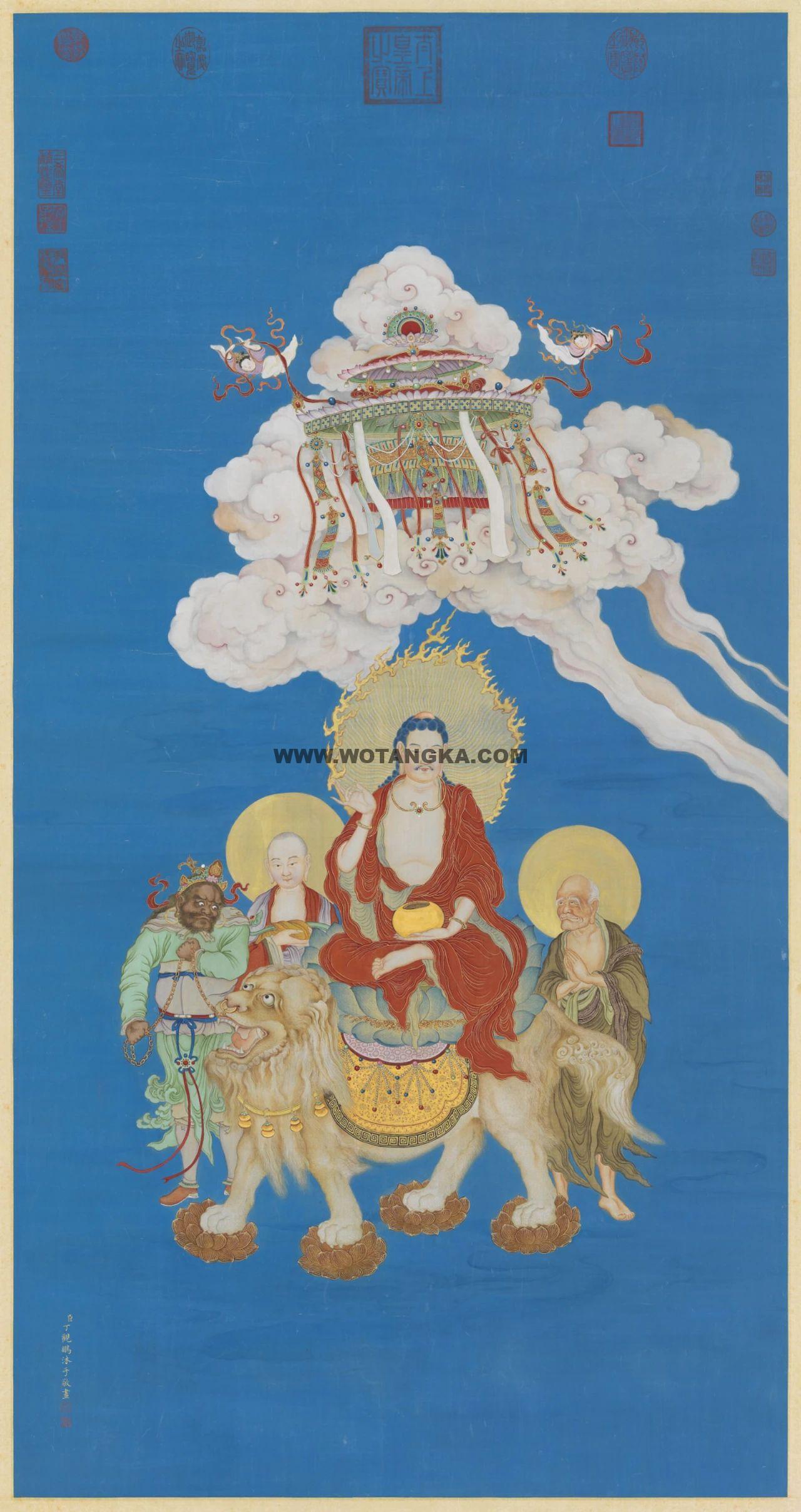 沃唐卡编号AC87254:无量寿佛