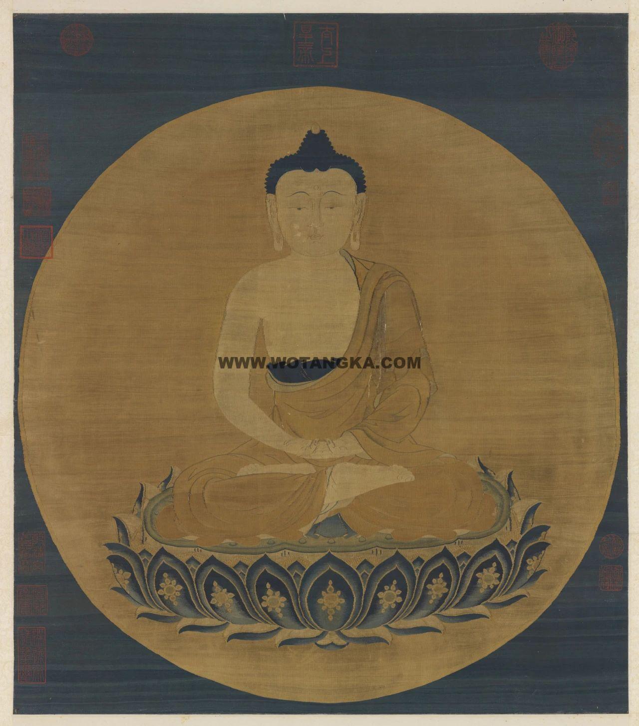 沃唐卡编号AC91322：阿弥陀佛
