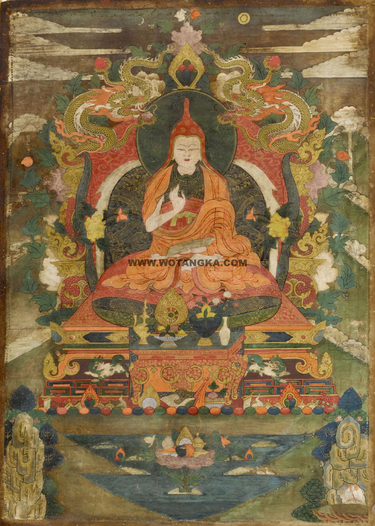沃唐卡编号AC92354：麦彭仁波切