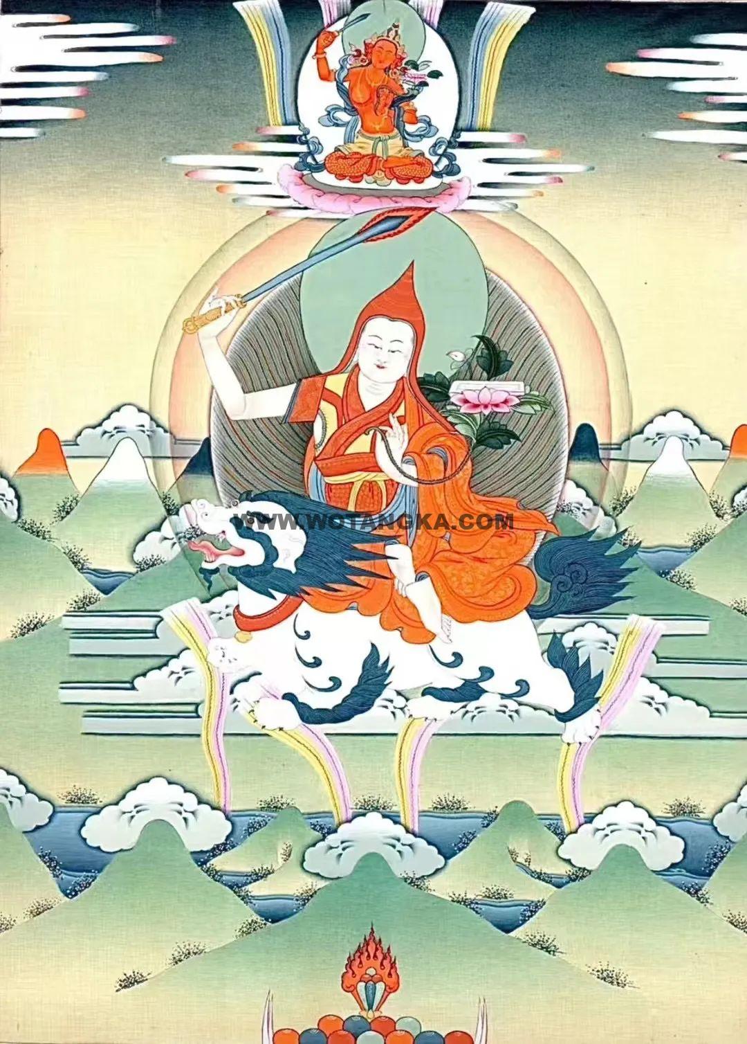 沃唐卡编号AC92536：麦彭仁波切