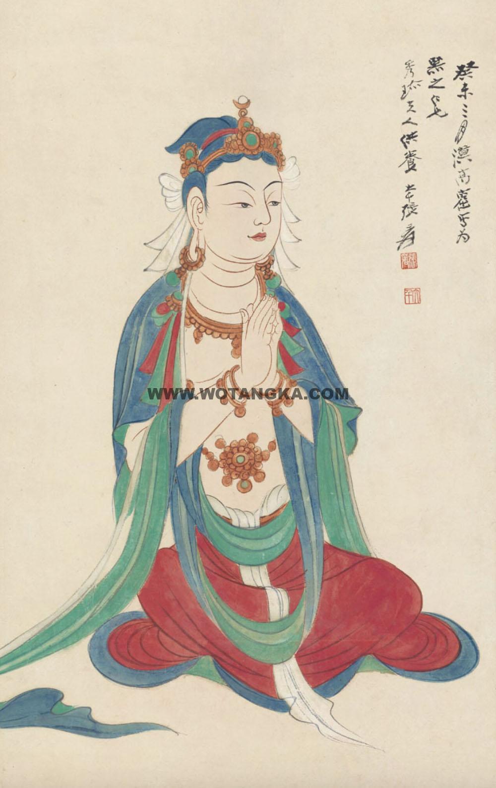 沃唐卡编号AC92542：菩萨