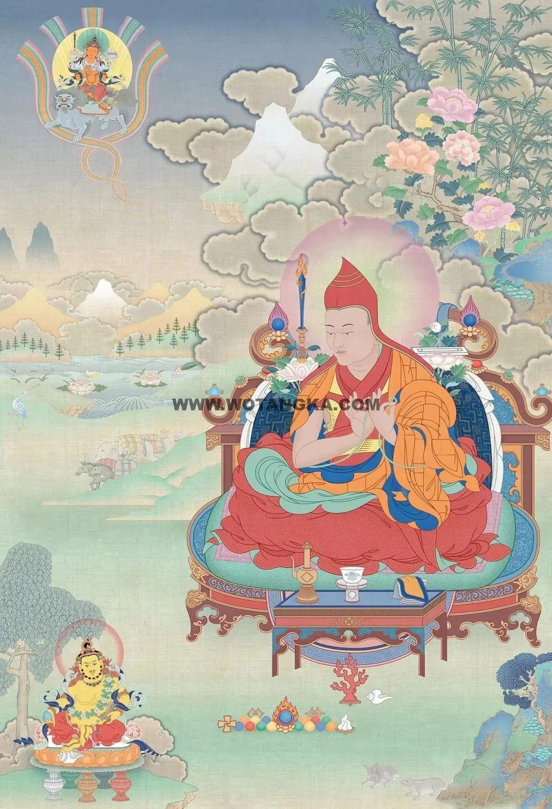 沃唐卡编号AC93518：麦彭仁波切