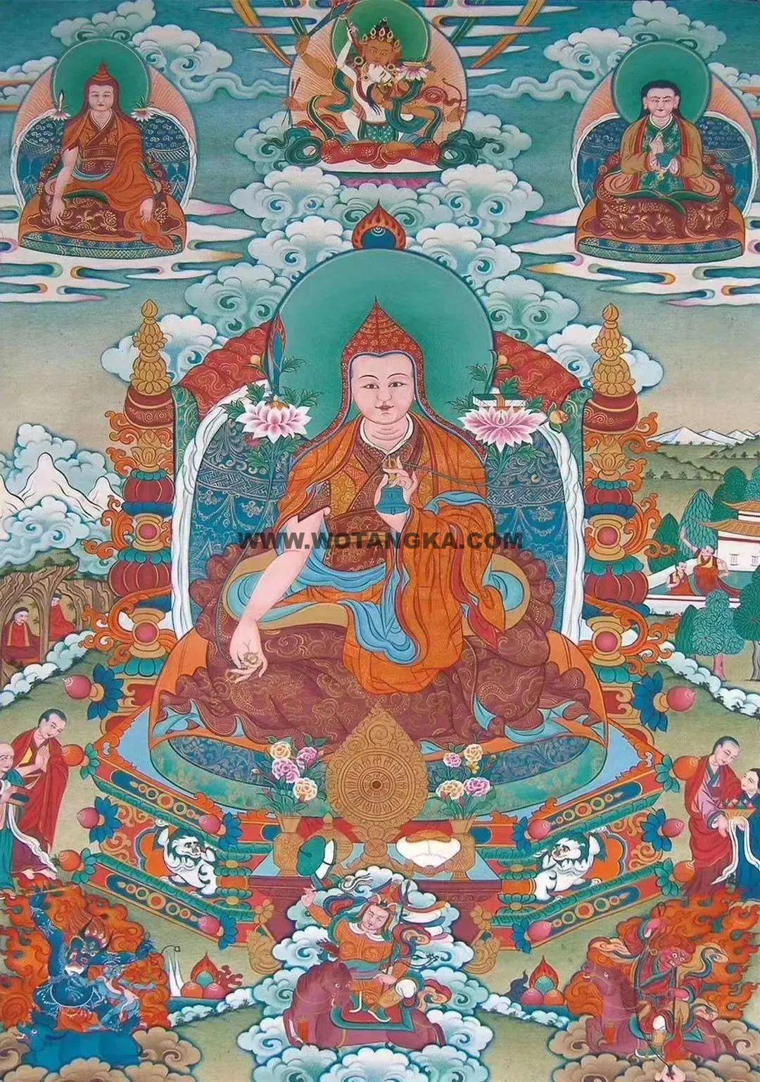 沃唐卡编号AC93573：麦彭仁波切