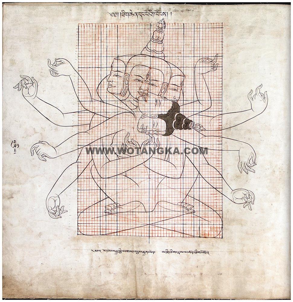 藏传佛教绘画艺术（Handbook of Tibetan Iconometry）：041-050/331