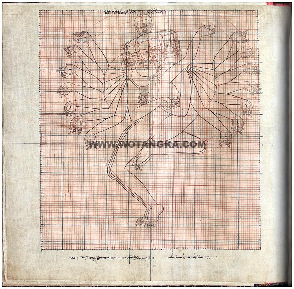 藏传佛教绘画艺术（Handbook of Tibetan Iconometry）：051-060/331