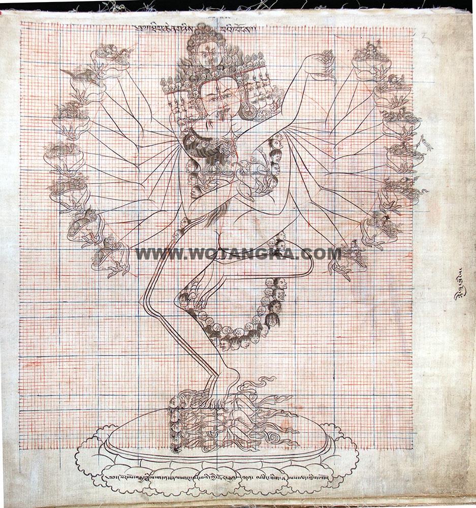 藏传佛教绘画艺术（Handbook of Tibetan Iconometry）：051-060/331