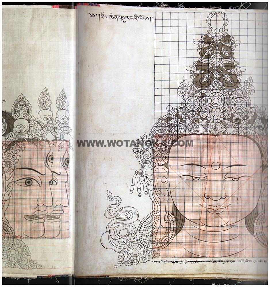 藏传佛教绘画艺术（Handbook of Tibetan Iconometry）：051-060/331