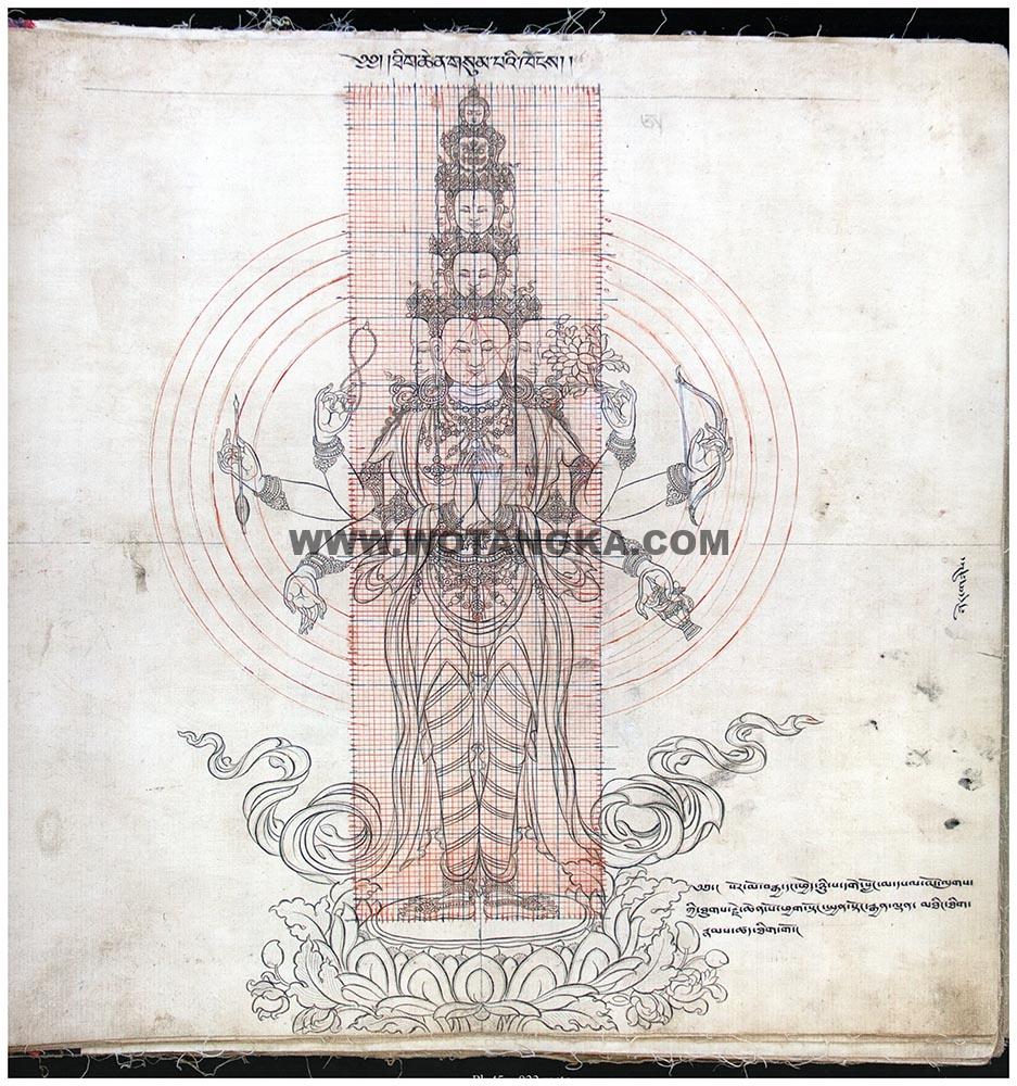 藏传佛教绘画艺术（Handbook of Tibetan Iconometry）：051-060/331