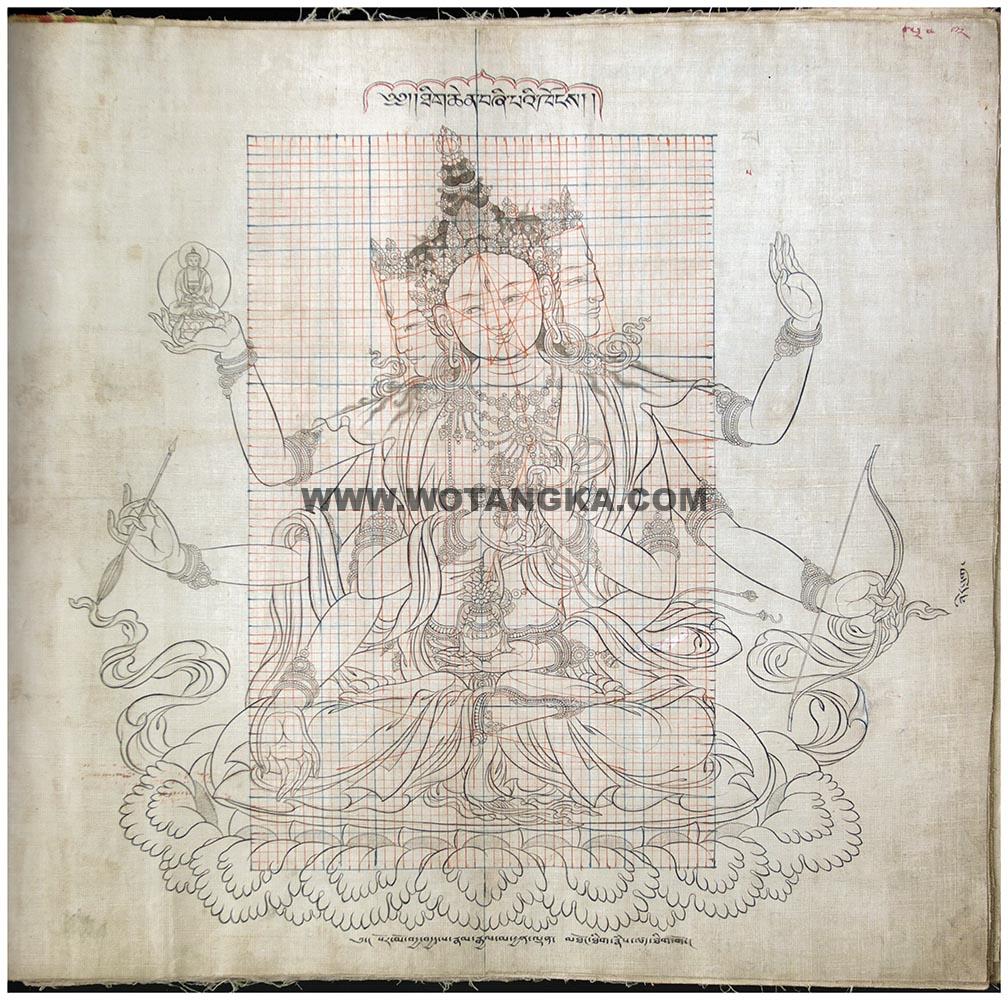 藏传佛教绘画艺术（Handbook of Tibetan Iconometry）：071-080/331