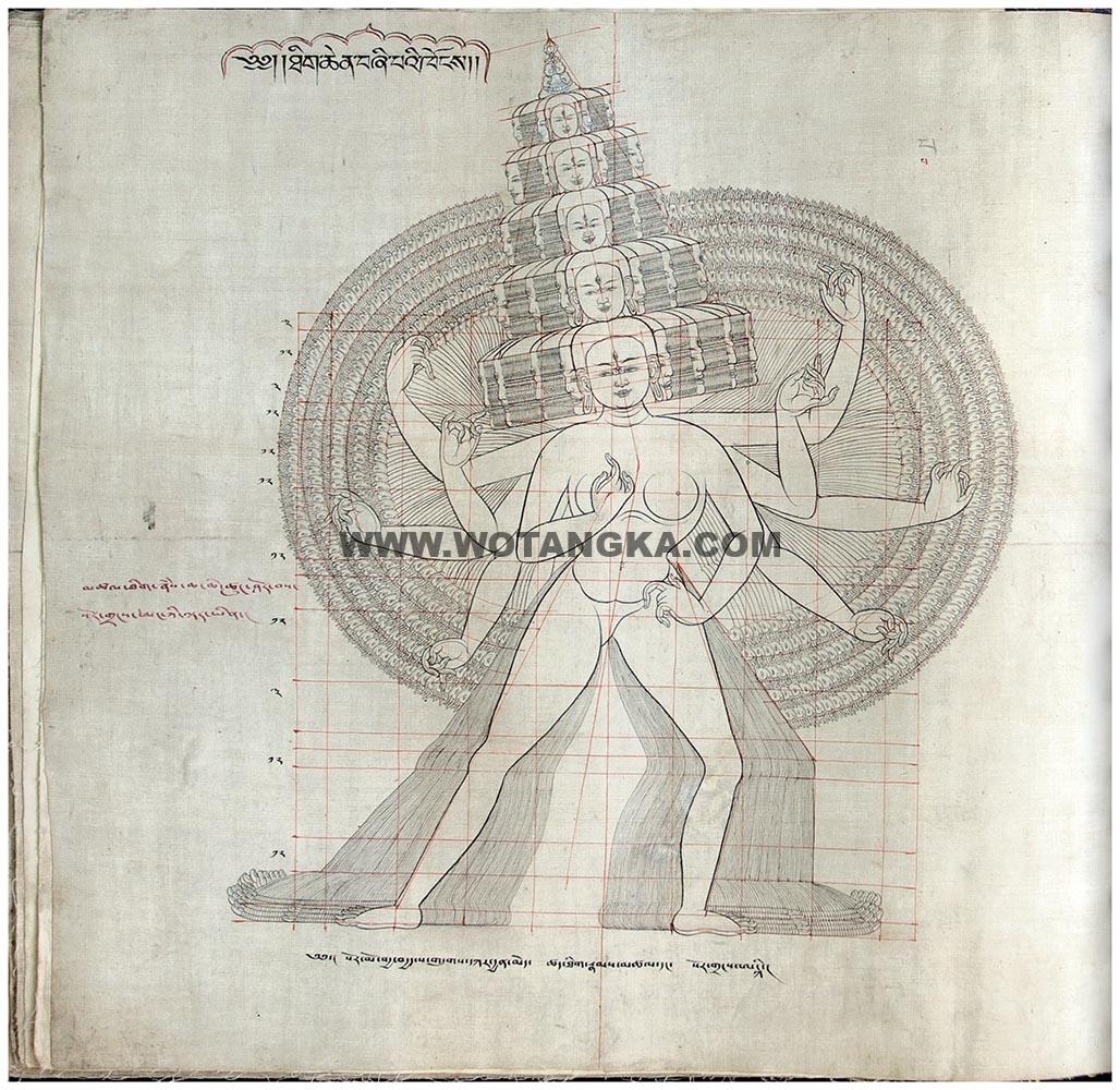 藏传佛教绘画艺术（Handbook of Tibetan Iconometry）：071-080/331