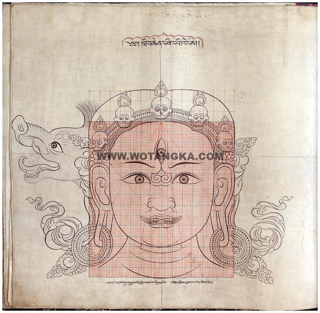 藏传佛教绘画艺术（Handbook of Tibetan Iconometry）：081-090/331