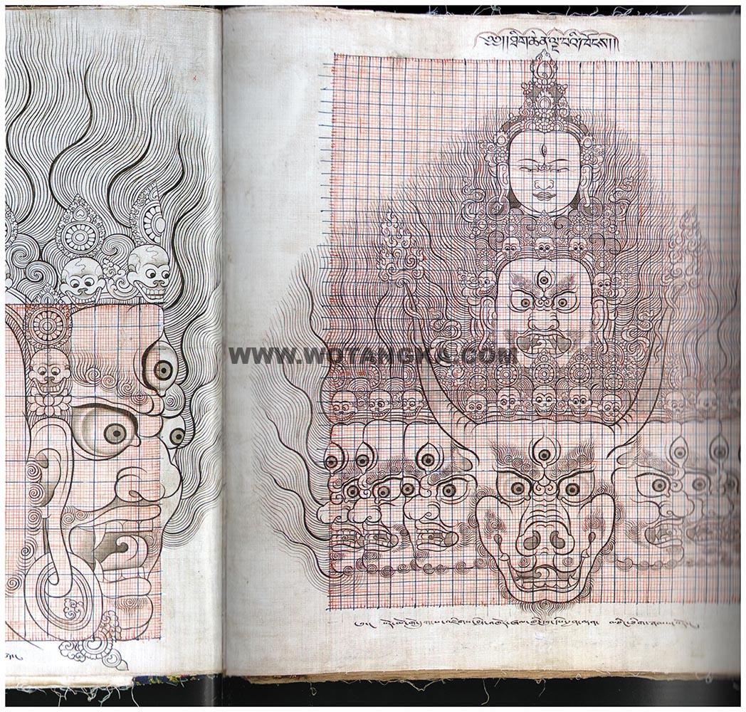 藏传佛教绘画艺术（Handbook of Tibetan Iconometry）：100-110/331