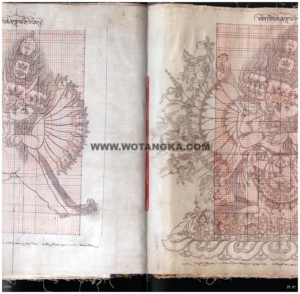 藏传佛教绘画艺术（Handbook of Tibetan Iconometry）：100-110/331