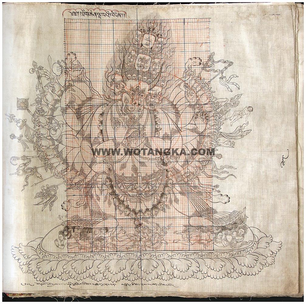 藏传佛教绘画艺术(Handbook of Tibetan Iconometry):100-110/331