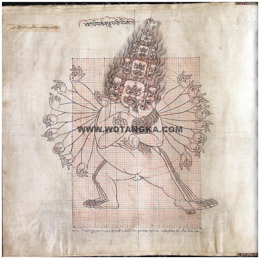 藏传佛教绘画艺术(Handbook of Tibetan Iconometry):111-120/331