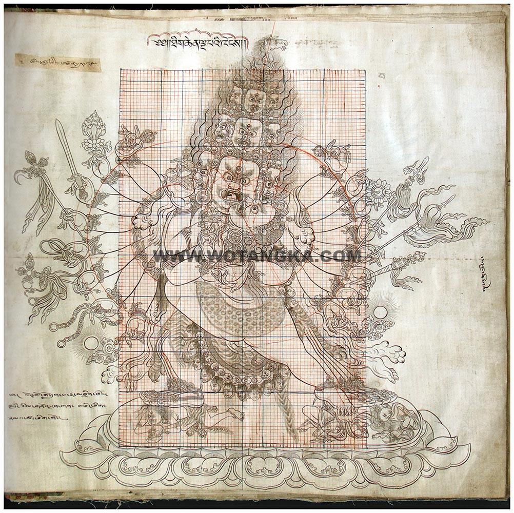 藏传佛教绘画艺术(Handbook of Tibetan Iconometry):111-120/331