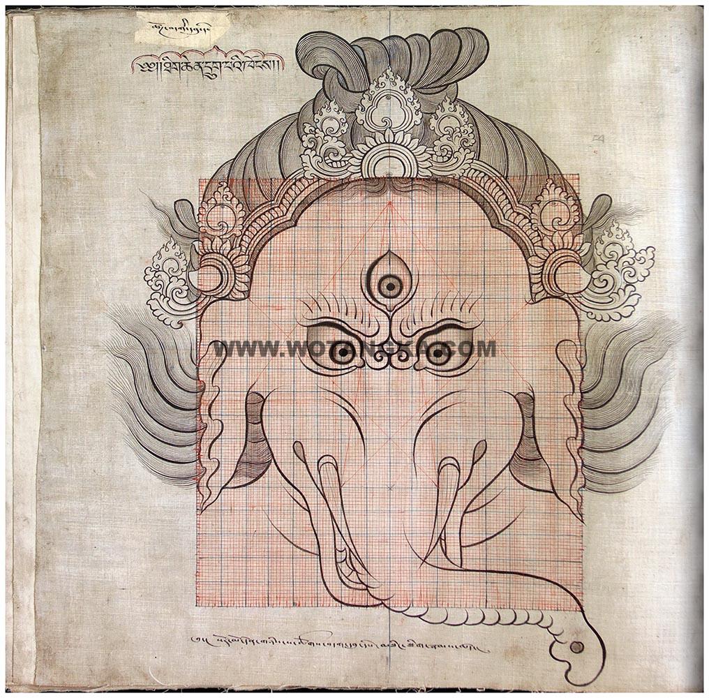 藏传佛教绘画艺术（Handbook of Tibetan Iconometry）：181-190/331
