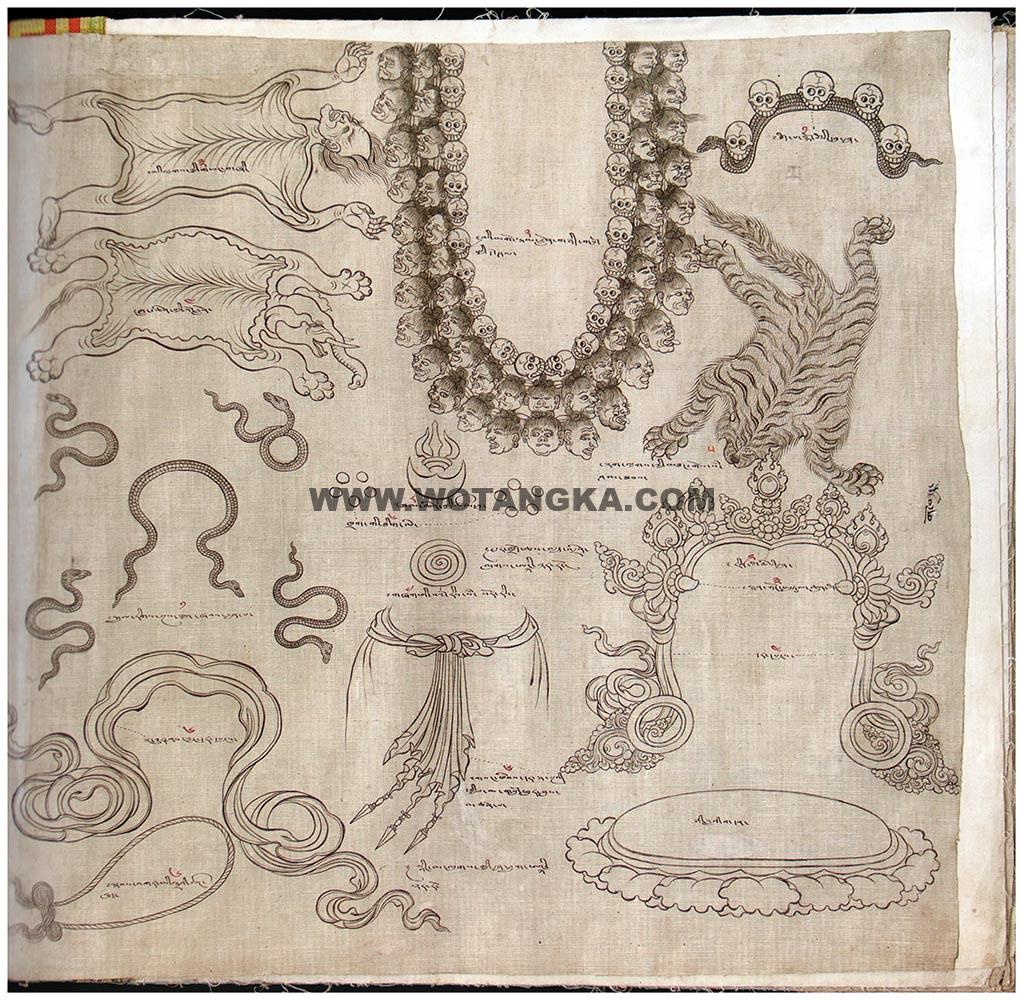 藏传佛教绘画艺术（Handbook of Tibetan Iconometry）：211-220/331