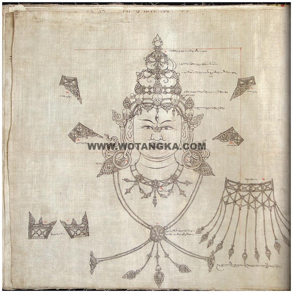 藏传佛教绘画艺术（Handbook of Tibetan Iconometry）：221-230/331