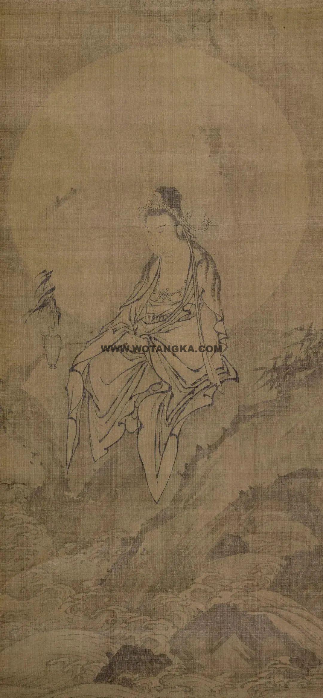 沃唐卡编号AC11963:观音菩萨