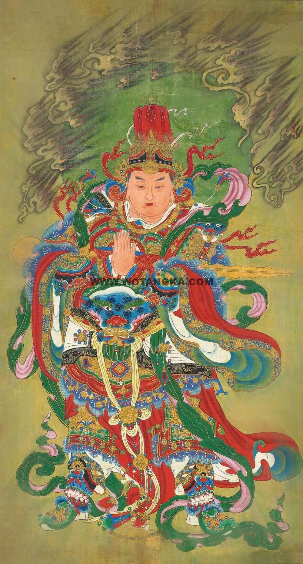 沃唐卡编号AC24796：韦陀菩萨