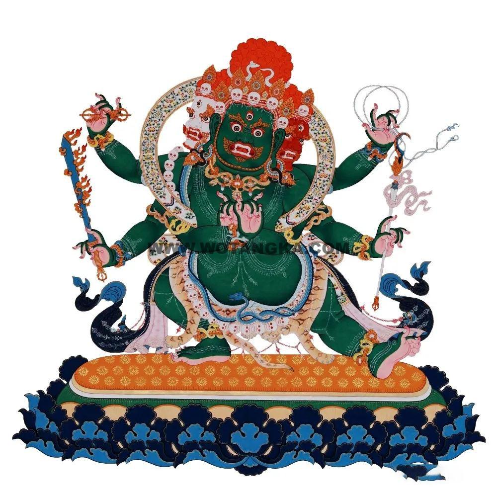 沃唐卡编号AC28794：秽迹金刚