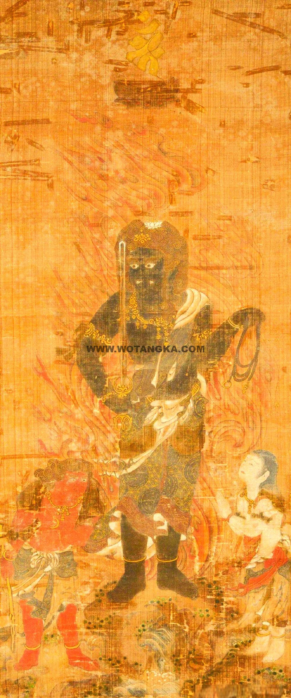 沃唐卡编号AC31954：不动明王