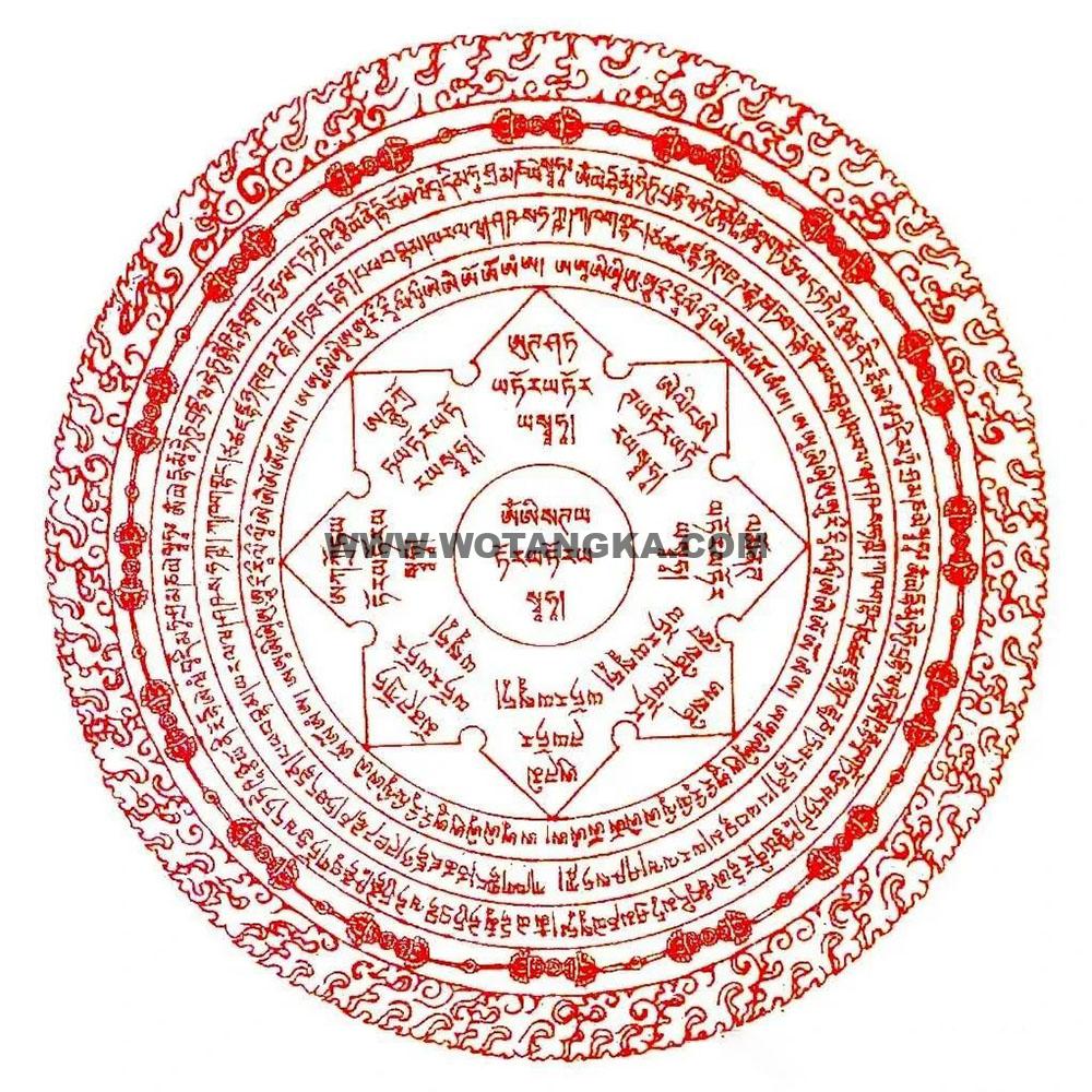 沃唐卡编号AC31987：秽迹金刚咒轮