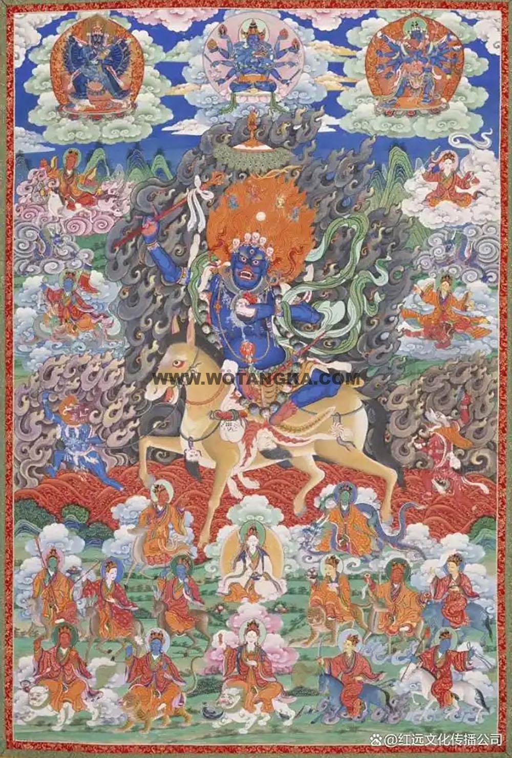 沃唐卡编号AC34759：吉祥天母