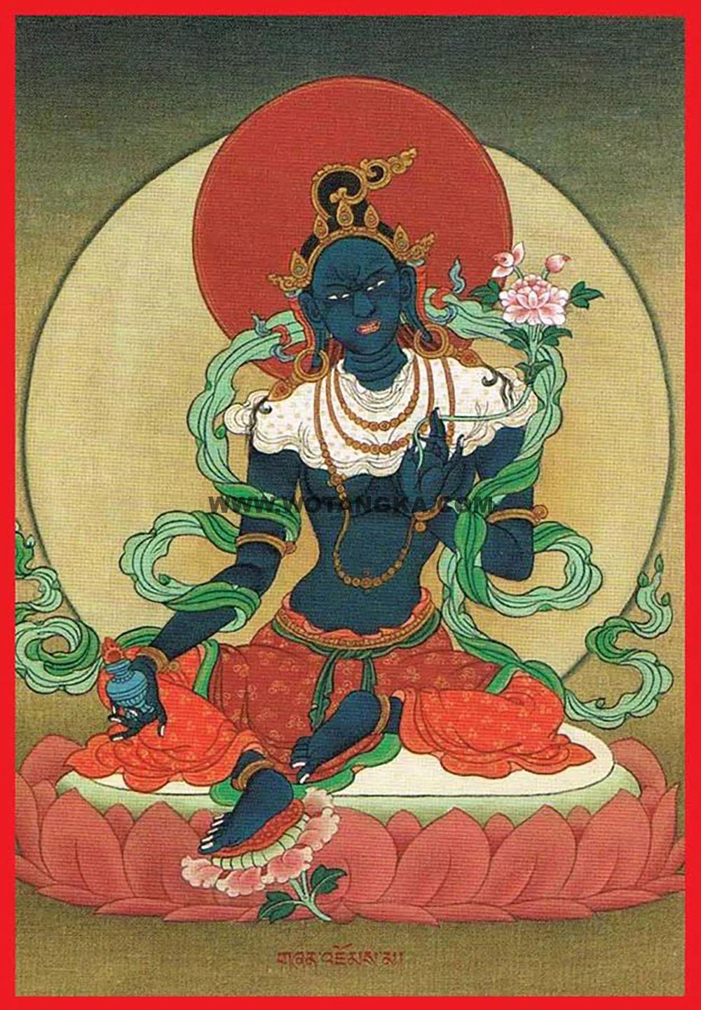 沃唐卡编号AC37108：摧破度母