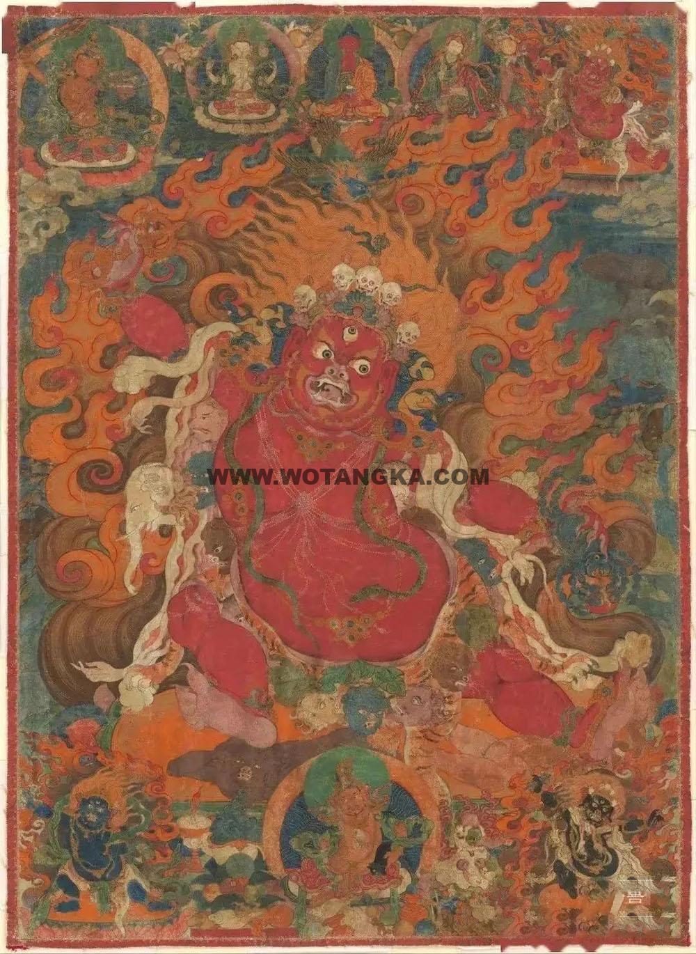 沃唐卡编号AC43691：忿怒莲师