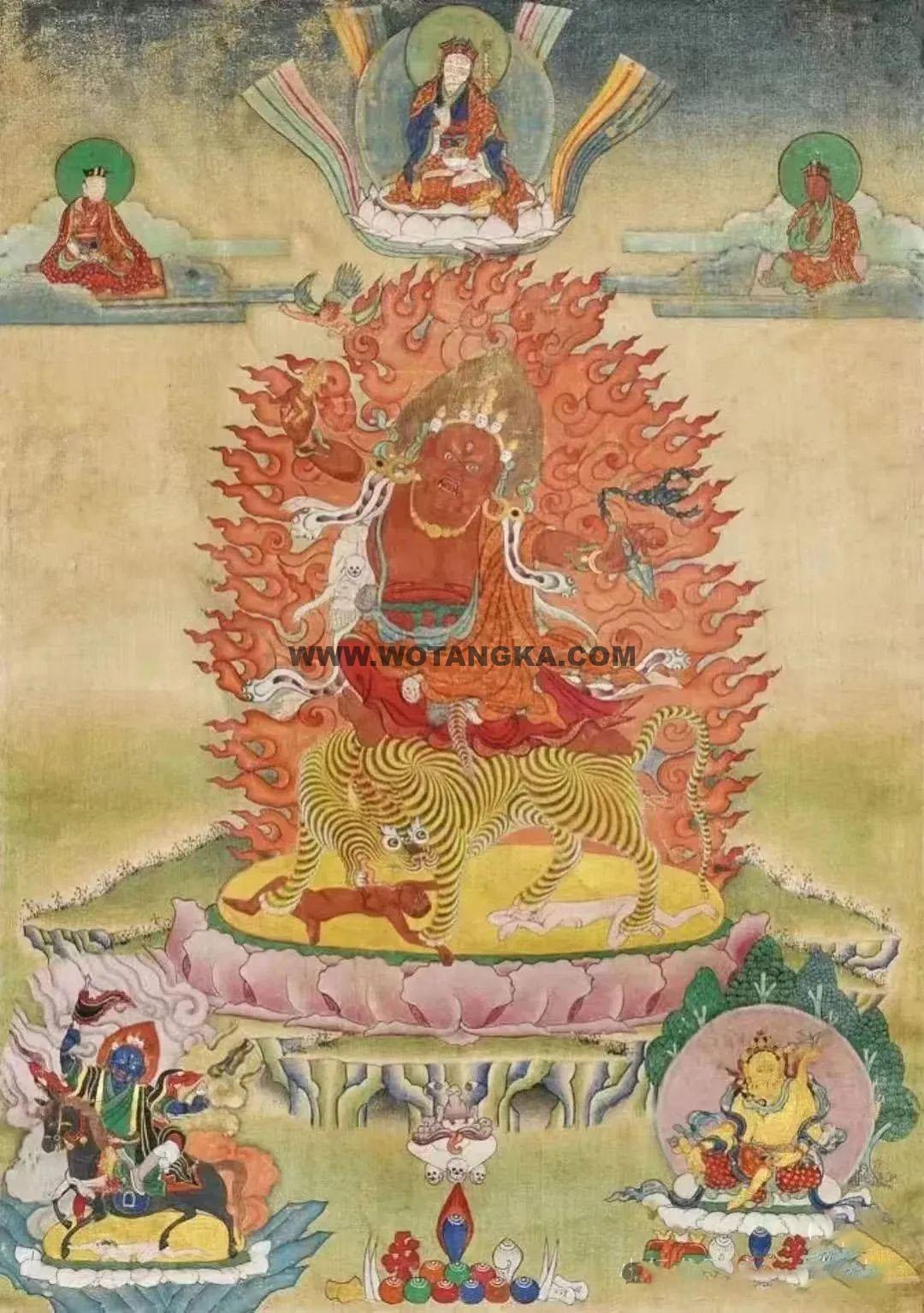 沃唐卡编号AC44329：忿怒莲师